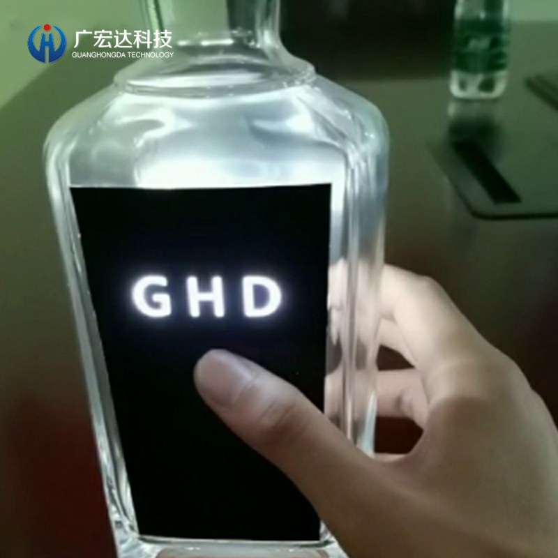 曲面導光片-酒瓶貼標