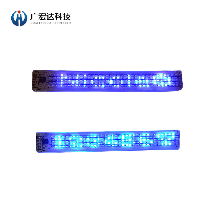 led發(fā)光寵物項圈夜間防丟失遛狗LED柔性顯示屏