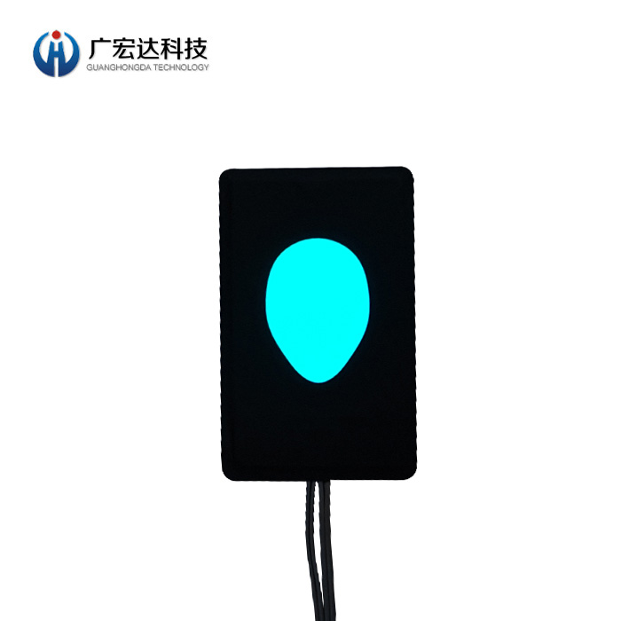 源頭生產(chǎn)廠家外星人電腦LOGO導光片發(fā)光LOGO